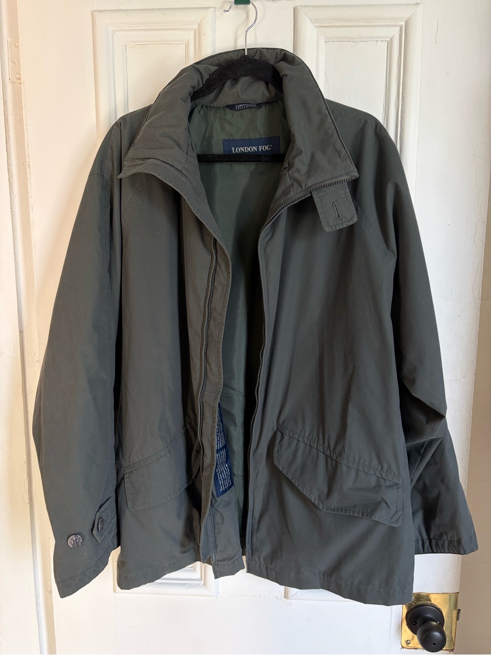 London Fog Men's Green Zip Up Jacket